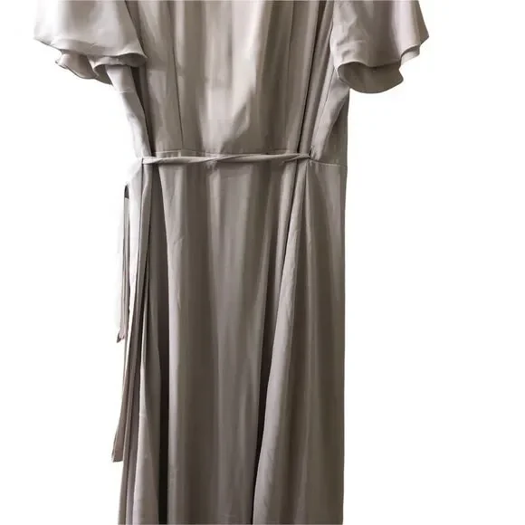 Show Me Your MuMu Noelle Wrap Maxi Dress Sz M - Picture 7 of 10